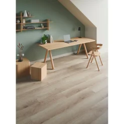 Vinyylilankku Tarkett iD Click Ultimate 55 Contemporary Oak Grege, integroitu askeläänieriste