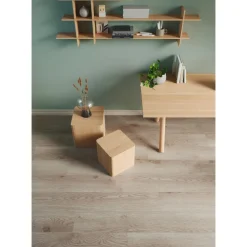 Vinyylilankku Tarkett iD Click Ultimate 55 Contemporary Oak Grege, integroitu askeläänieriste