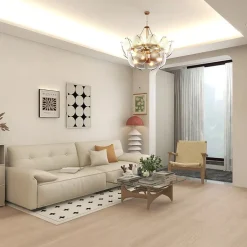 Vinyylilattia Lektar Indoor 33 SPC PV3414 vaalennettu tammi