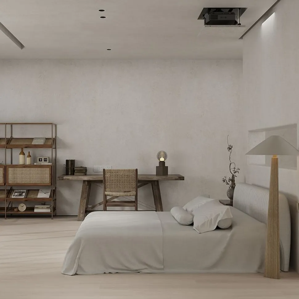 Vinyylilattia Lektar Indoor 33 SPC PV3414 vaalennettu tammi