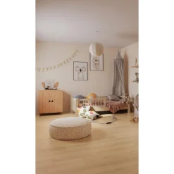Vinyylimatto Tarkett Iconik T-Extra Powell Oak Blonde, leveys 2m