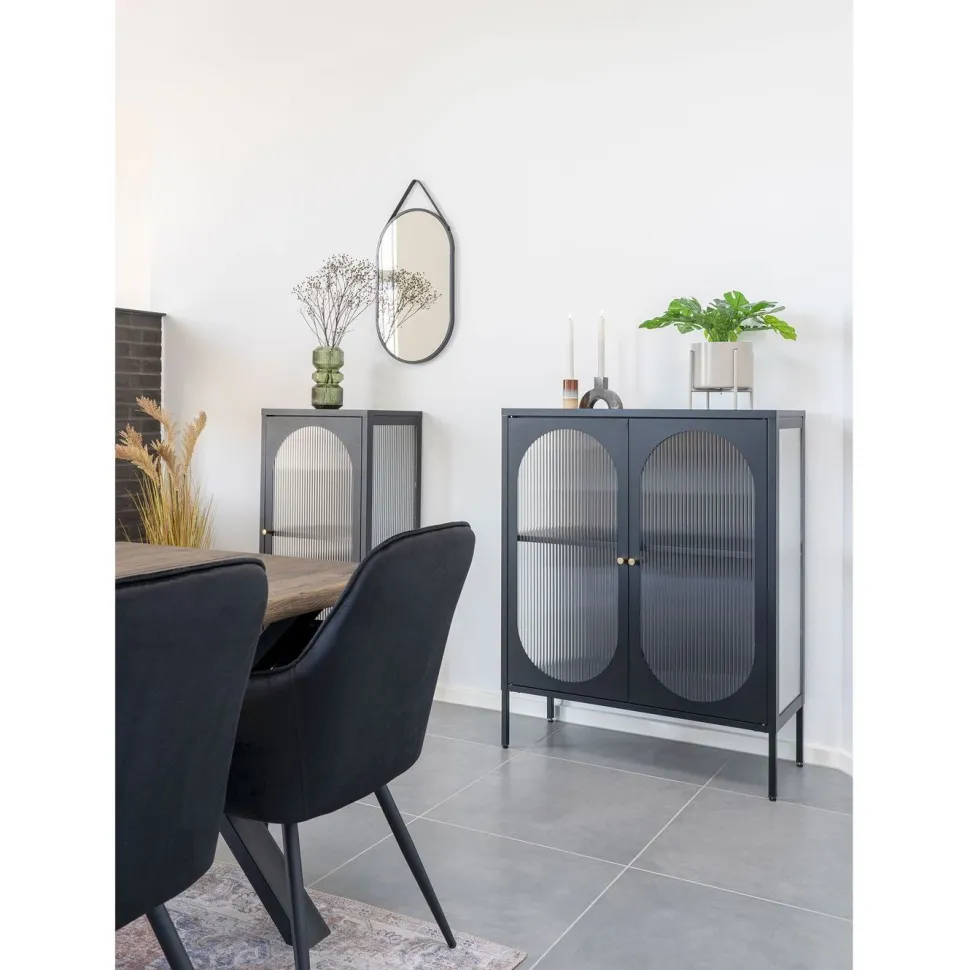 Vitriini House Nordic Adelaide, 90x35x110cm, musta