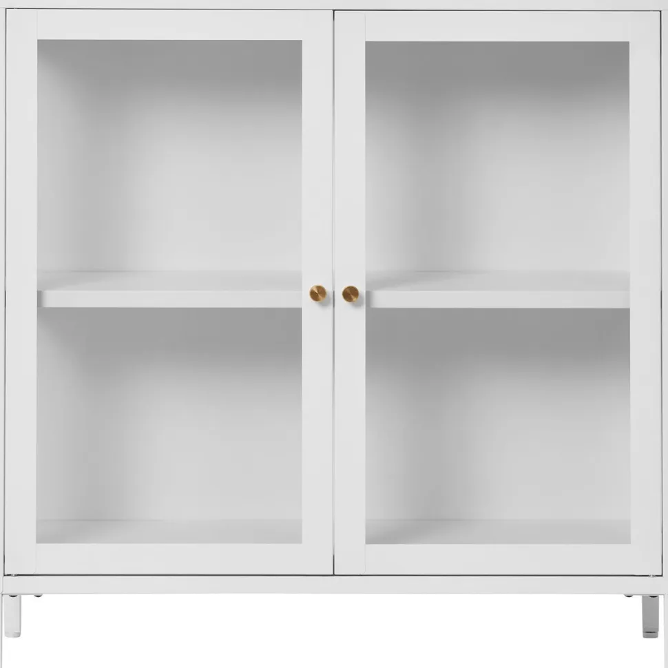 Vitriini House Nordic Dalby, 80x35x80cm, valkoinen teräs