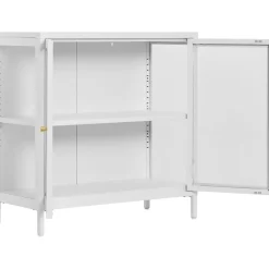 Vitriini House Nordic Dalby, 80x35x80cm, valkoinen teräs