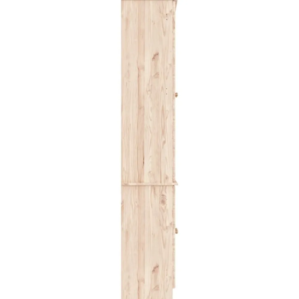 Vitriinikaappi ALTA 77x35x186,5 cm täysi mänty (53949)