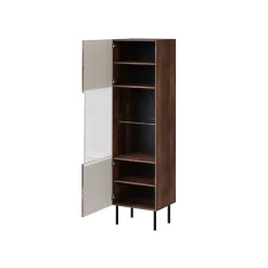 Vitriinikaappi ART DECO, ruskea (2371)