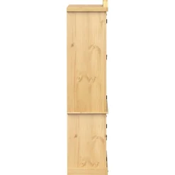 Vitriinikaappi Corona 103,5x42x180 cm täysi mänty (02777)