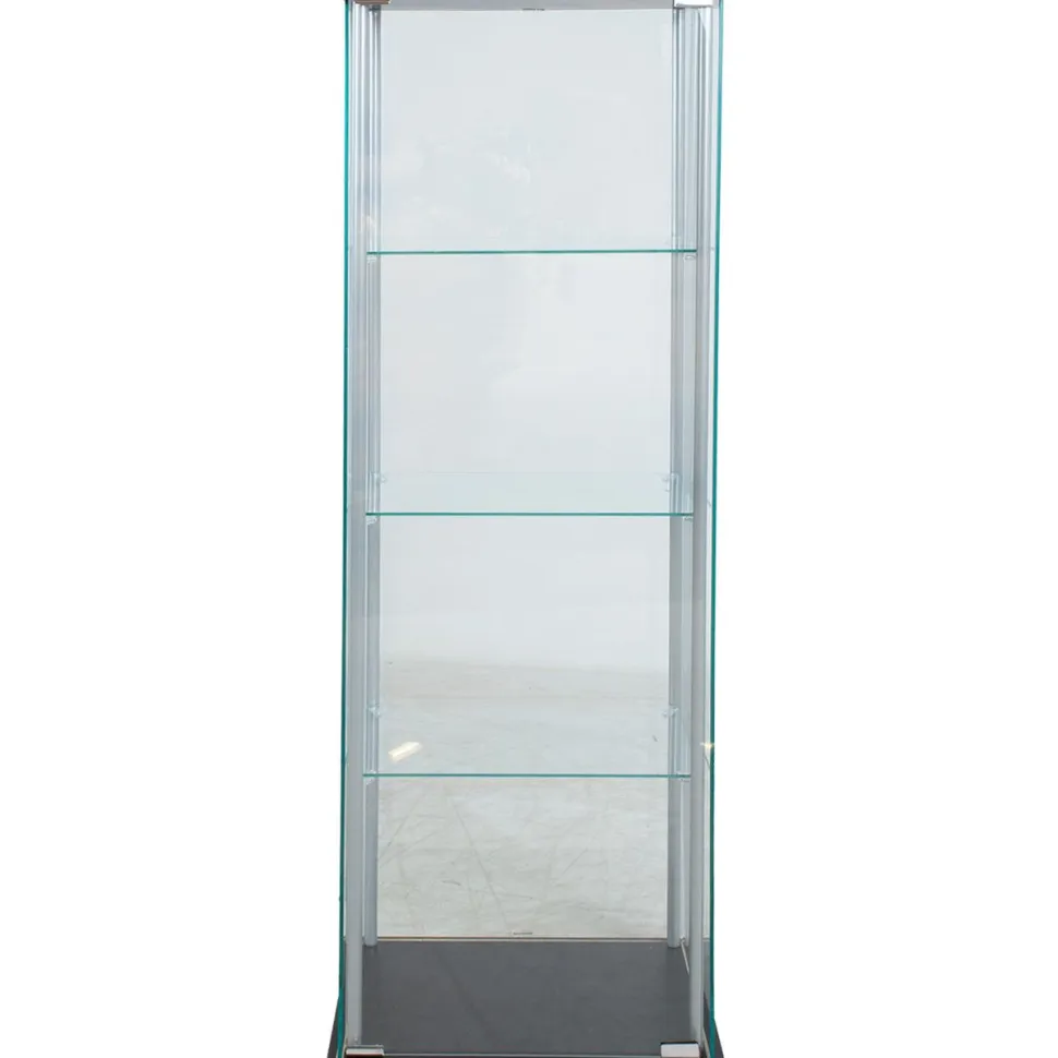 Vitriinikaappi Home4You AIKO 60x36xK163 cm, harmaa