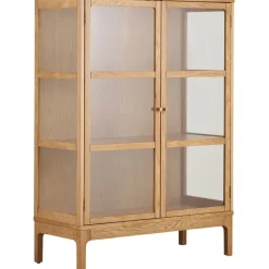 Vitriinikaappi House Nordic Zamora, 40x90x126cm, tammi