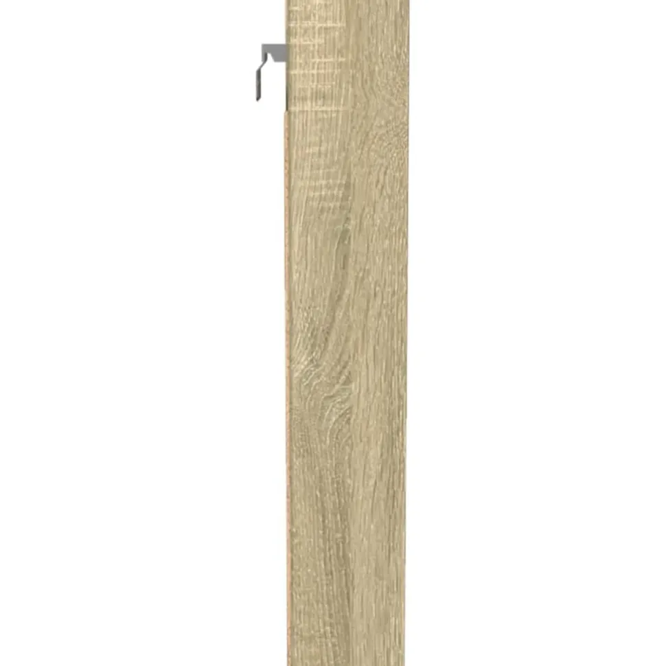 Vitriinikaappi musta 60x8,5x58 cm tekninen puu (47962)