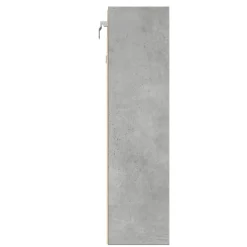 Vitriinikaappi musta 60x8,5x58 cm tekninen puu (47962)