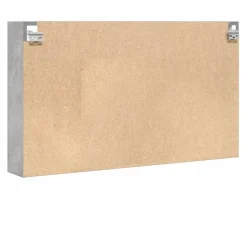 Vitriinikaappi musta 60x8,5x58 cm tekninen puu (47962)