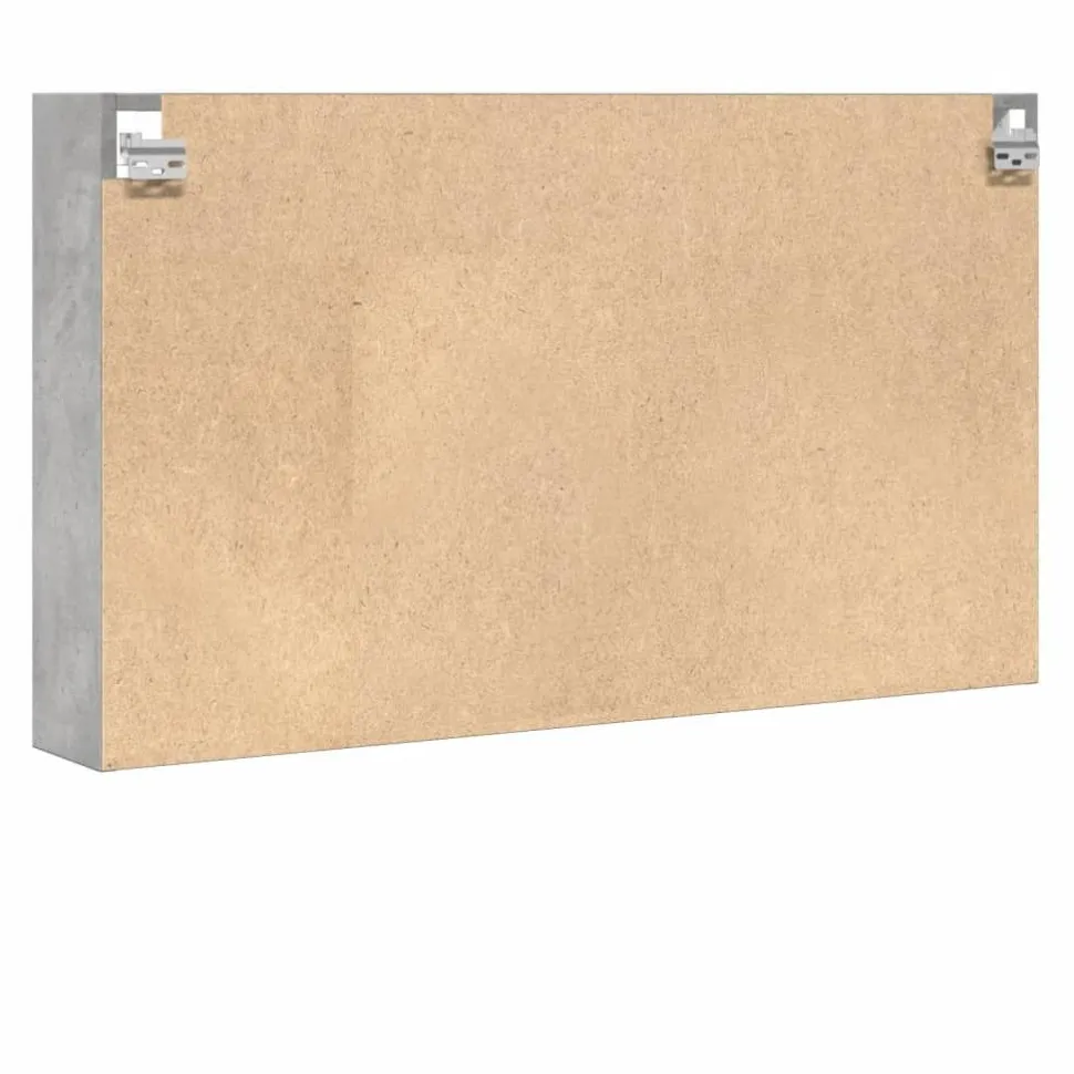 Vitriinikaappi musta 60x8,5x58 cm tekninen puu (47962)