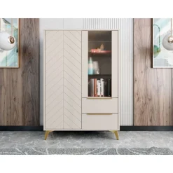 Vitriinikaappi Nomla 2D2SZ XYLIX, beige