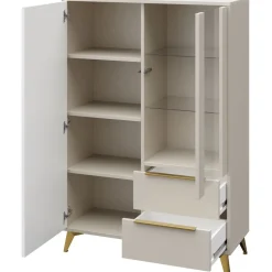Vitriinikaappi Nomla 2D2SZ XYLIX, beige