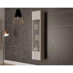 Vitriinikaappi Nomla PHILIPPE, 164cm, beige