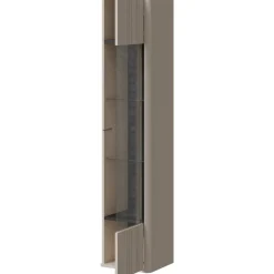 Vitriinikaappi Nomla PHILIPPE, 164cm, beige
