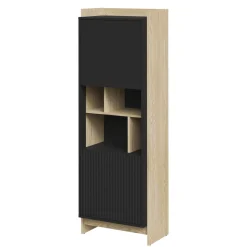 Vitriinikaappi PORTO, beige/musta (6268)