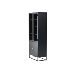 Vitriinikaappi Venture Home Bakal, 80x190cm, musta