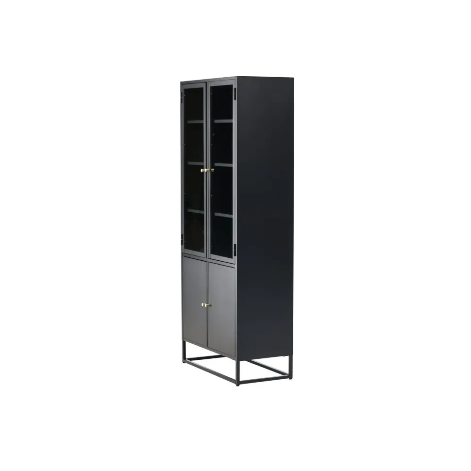 Vitriinikaappi Venture Home Bakal, 80x190cm, musta