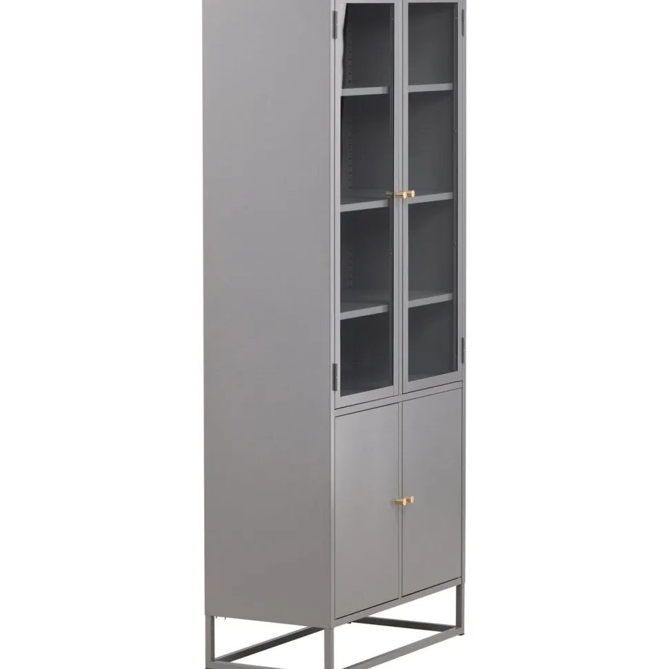 Vitriinikaappi Venture Home Bakal, 80x190cm, musta