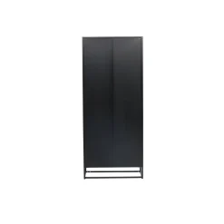 Vitriinikaappi Venture Home Bakal, 80x190cm, musta