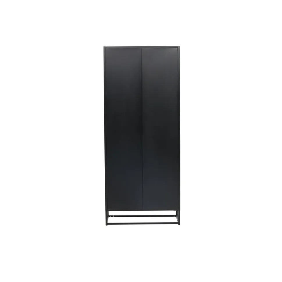 Vitriinikaappi Venture Home Bakal, 80x190cm, musta