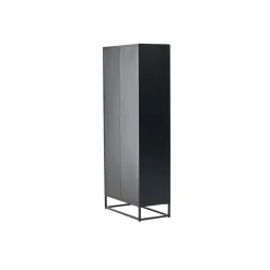 Vitriinikaappi Venture Home Bakal, 80x190cm, musta