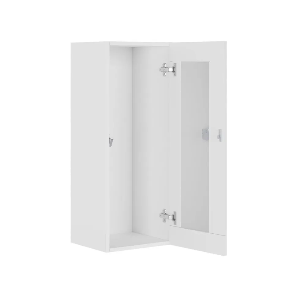 Vitriinikaappi VIGO 90 lasiovella, musta/beige (2537)