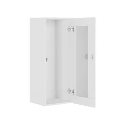 Vitriinikaappi VIGO 90 lasiovella, musta/beige (2537)