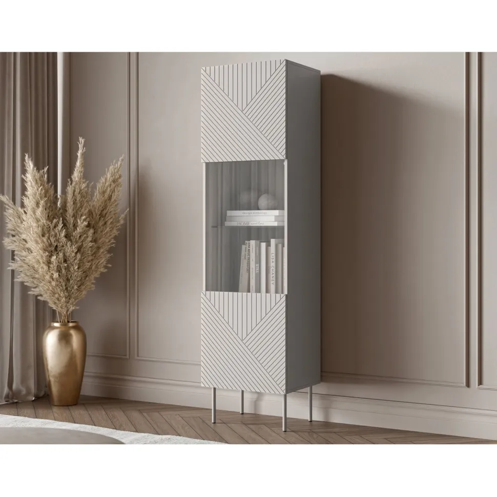 Vitriini Nomla Art Deco, 51x187cm, beige