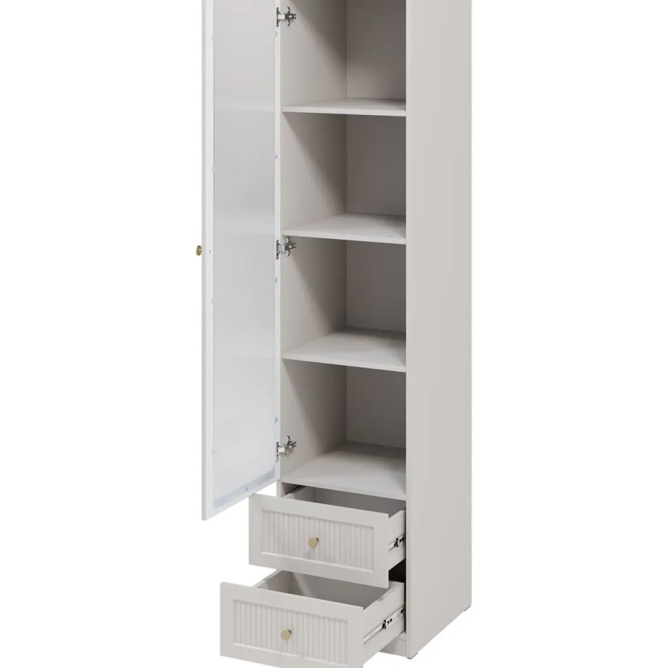 Vitriini Nomla FERENA 1D2SZ, 46x201cm, beige