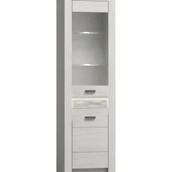 Vitriini Nomla INDIANAPOLIS 4 L, 56x192cm, valkoinen