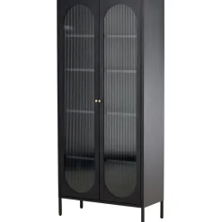 Vitriini Venture Home Lima, 80x180cm, musta teräs
