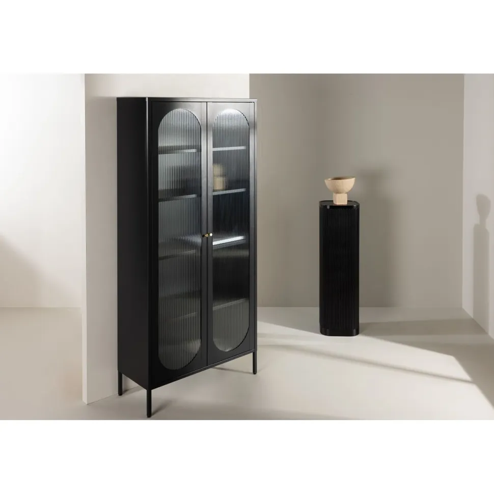 Vitriini Venture Home Lima, 80x180cm, musta teräs