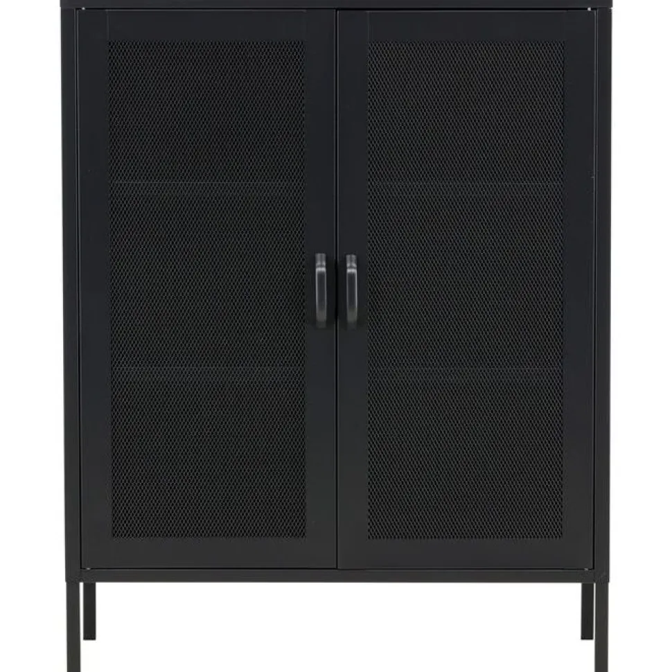 Vitriini Venture Home Misha, mesh-ovilla, 101.5x80cm, valkoinen