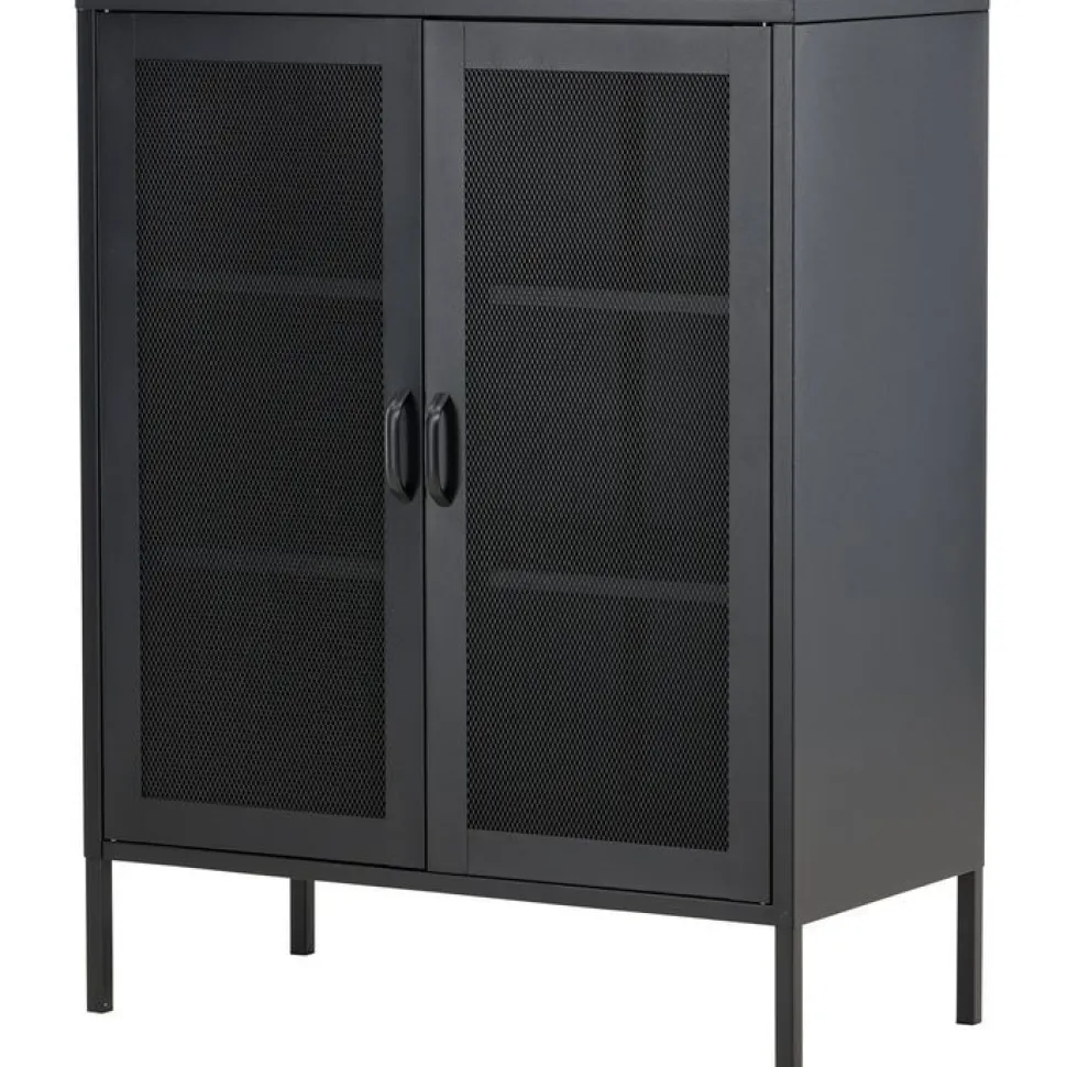 Vitriini Venture Home Misha, mesh-ovilla, 101.5x80cm, valkoinen