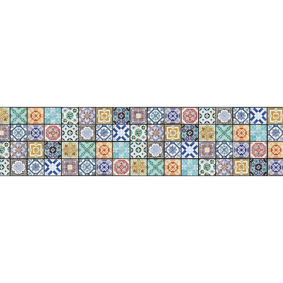 Välitilatarra Dimex Vintage Tiles 180x60cm
