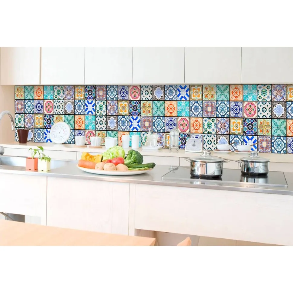 Välitilatarra Dimex Vintage Tiles 180x60cm