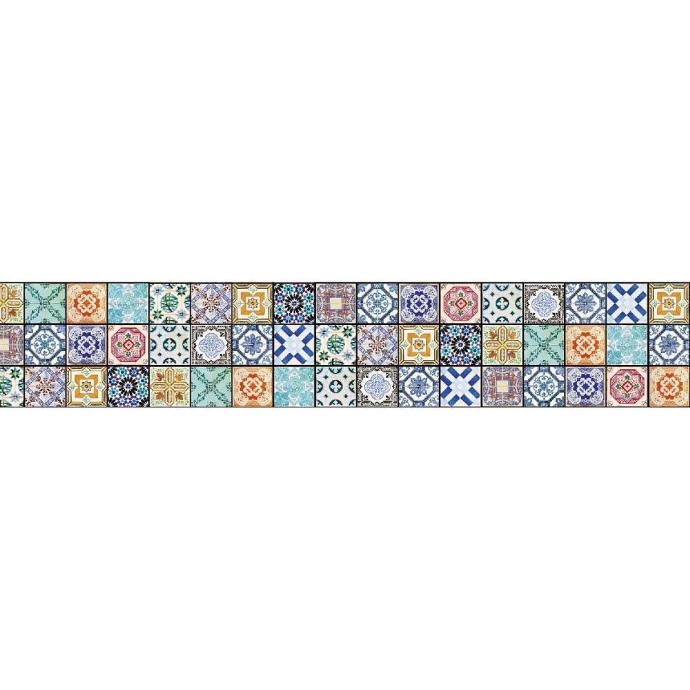 Välitilatarra Dimex Vintage Tiles 180x60cm