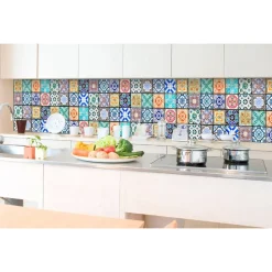 Välitilatarra Dimex Vintage Tiles 180x60cm