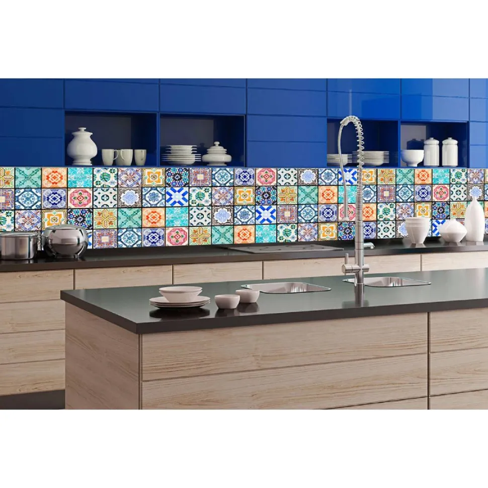 Välitilatarra Dimex Vintage Tiles 180x60cm