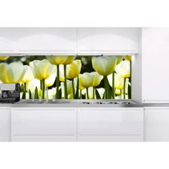 Välitilatarra Dimex White Tulips 180x60cm