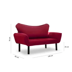 Vuodesohva Linento Furniture Chatto, 2-istuttava, eri värejä