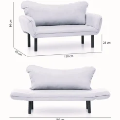 Vuodesohva Linento Furniture Chatto, 2-istuttava, eri värejä