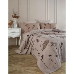 Vuodevaatesetti Linento Efil, ruskea