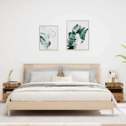 Yöpöydät LED-valoilla 40x39x48,5 cm, eri värejä ja pakkauskokoja (33073)